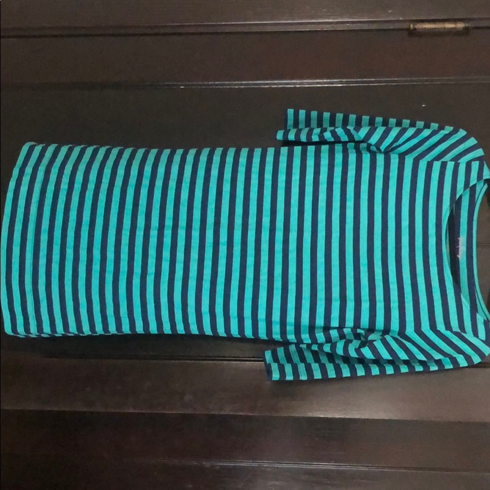 Lilly Pulitzer navy stripe dress, size Small